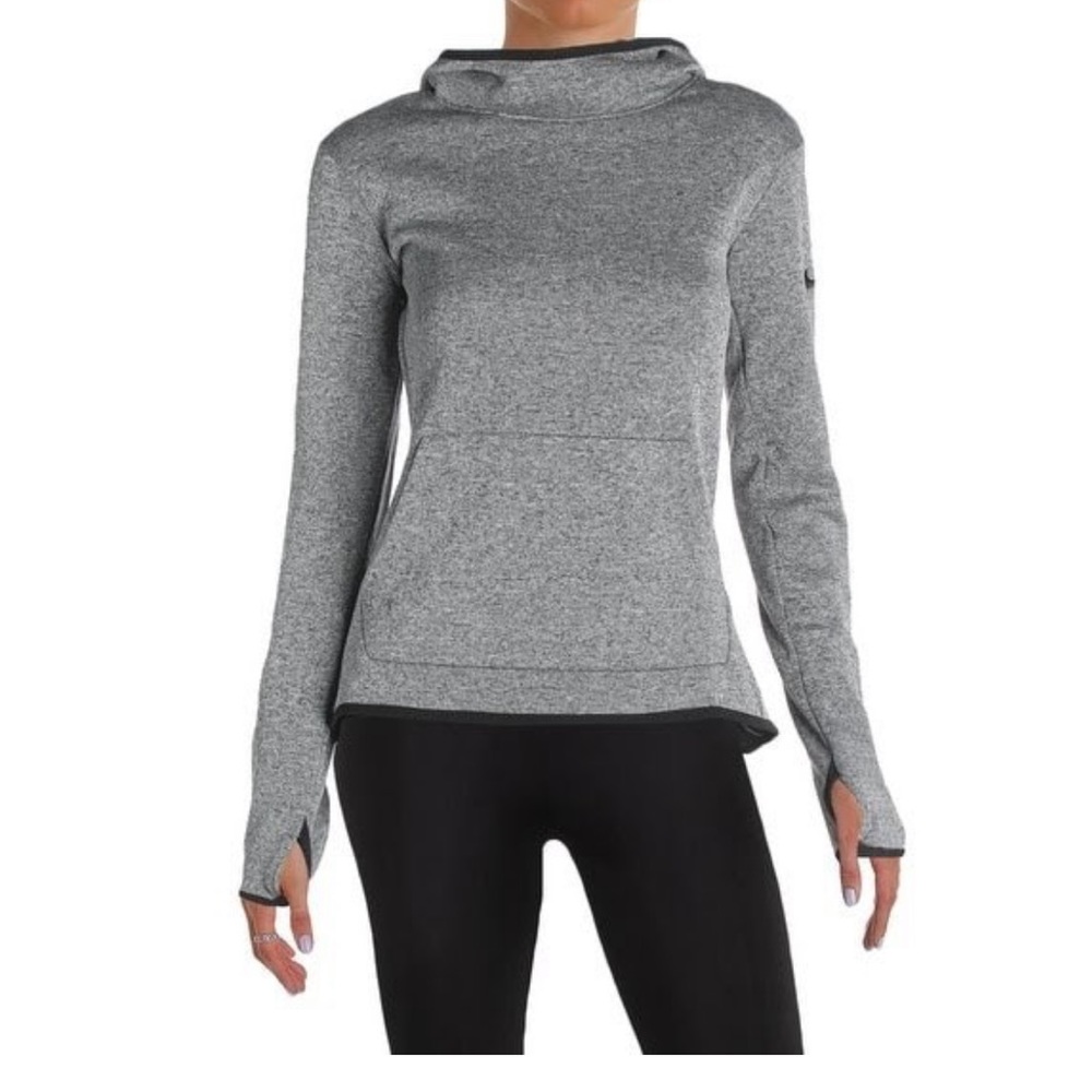 Grey Nike Dri Fit Hoodie